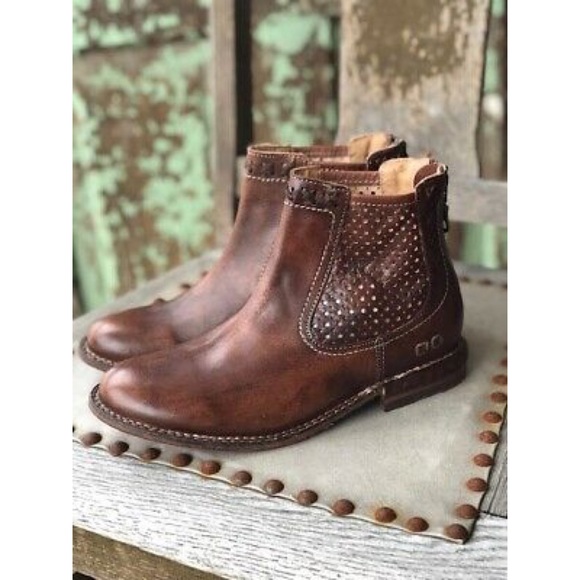 Bed Stu Shoes - BED STU Baylene Ankle Boots in Teak Driftwood NIB